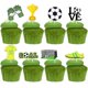 thumbnail image 1 of Toppers Decorativos de Papel para Cupcake y Pastel, Diseño Deportivo Balón Fútbol, Set 40 Unidades Adornos para Fiesta de Cumpleaños, 1 of 5