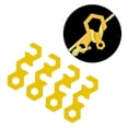 thumbnail image 2 of 4pcs Ajustador de Acero inoxidable perfecl para tienda Camping Senderismo Amarillo, 2 of 6
