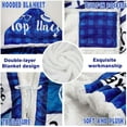 thumbnail image 4 of Wearable Blanket Hoodie, Birthday Gift Ideas, Soft Blue Throw Blankets Presents for Men Christmas Thanksgiving, 4 of 6