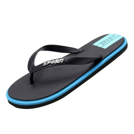 

HSMQHJWE Flip Flops Men Comfy Sandals Men Flip Flops Men Slippers Summer Flat Non Slip Lightweight Outdoor Casual Beach Sandals Link Flip Shoes
