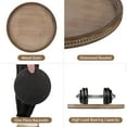 thumbnail image 5 of Hanobe Serving Tray for Kitchen Coffee Table Bathroom Home Decor Round Wood Farmhouse Decorative Bead Tray Decor,17.7", 5 of 10