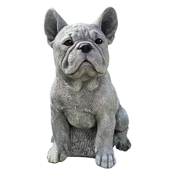 Estatuilla De Perro De Madera Hecha A Mano - Decoración Minimalista Para Hogar O Oficina - Regalo Para Amantes De Perros