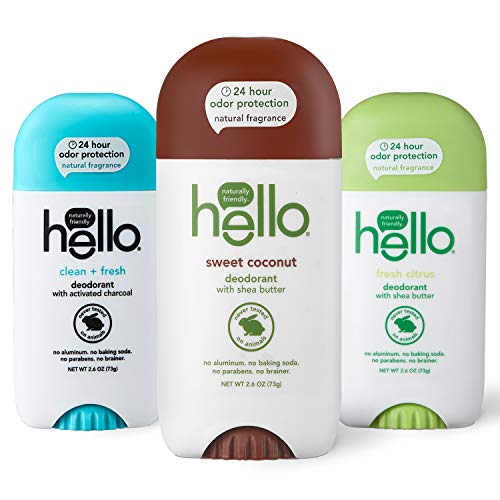 hello Deodorant With Shea Butter for Women + Men, 24 Hour Odor