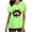 Green, variant on Women's V-Neck Carnival Print Pocket Nurse Top - Soft Polyester Spandex Blend, Casual Short Sleeve Shirt for Home & Festival, Comfortable Stretchy Fit