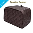 thumbnail image 1 of SAYFUT 2 Slices Toasters Cover, Toaster Cover Bread Toaster Protector Fits Most Standard 2 Slices Toasters, Dustproof  Machine Washable,2PCS, 1 of 6