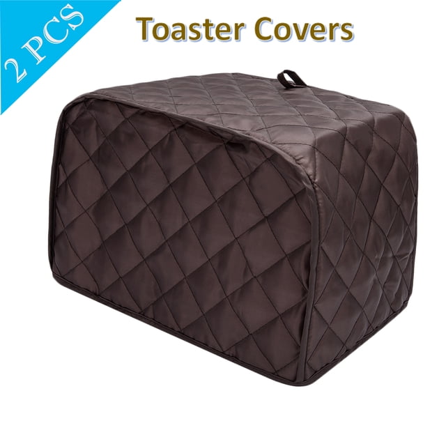 SAYFUT 2 Slices Toasters Cover, Toaster Cover Bread Toaster Protector Fits Most Standard 2 Slices Toasters, Dustproof Machine Washable,2PCS