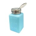 thumbnail image 3 of Bunblic Push Down Liquid Dispenser, Refillable ,Methanol Container, Empty Pumping Bottle for Makeup Remover Personal Salon Blue 180 ml, 3 of 8