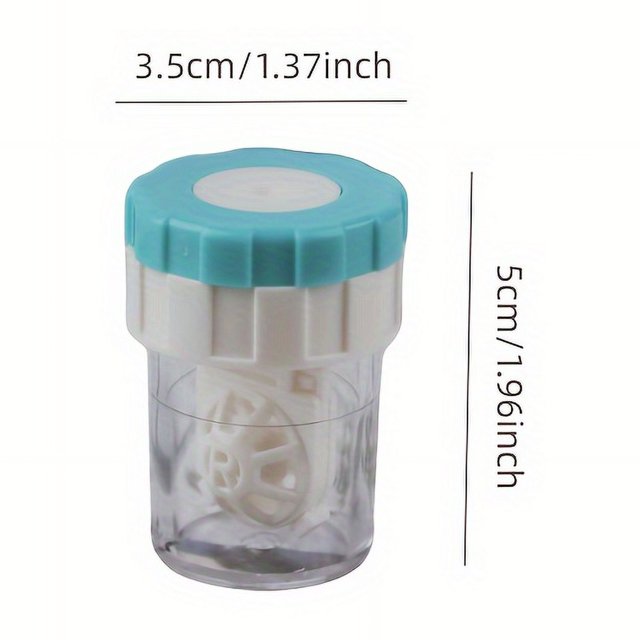 CNKOO 1PC Rotating Contact Lens Washers Compact and Portable Lens Cleaner for Travel ZZZ