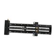 thumbnail image 3 of Regla de línea de marcado de trazador, regla en T para el hogar de ingenieros de ingeniería de aleación de aluminio Negro 6 pulgadas, 3 of 8