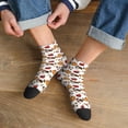 thumbnail image 3 of Naloa Maple leaf nut Mushroom Ankle Socks for Women Non Slip Socks No Show Socks Classic Low Cut Casual Socks Casual Socks, 3 of 7