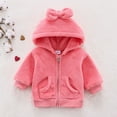 thumbnail image 2 of Vedolay Toddler Cute Jacket Long Sleeve Leopard Print Coat Jacket For Babys 2023 Pink,73, 2 of 4