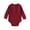 Red, variant on cfhntfmh Spring Fall Clothes for Infant Baby Ribbed Long Sleeve Onesies Basic Soft Round Neck Bodysuit with Buttons (Yellow,12-18 Months)
