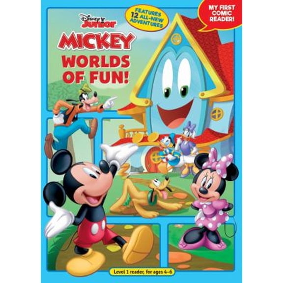 Pre-Owned Mickey Mouse Funhouse: Worlds of Fun!: My First Comic Reader! (Paperback) 1368089917 9781368089913