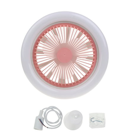 

Whigetiy 10.24 Intelligent Ceiling Fan with 1m Cable Electric Fan with LED Light E27 Mou