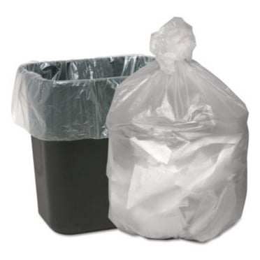 Webster Translucent Waste Can Liners, 10 Gallon, 1000 Count