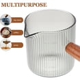 thumbnail image 4 of Espresso Shot Glass,Espresso Measuring Cup with Wood Handle,Measuring Milk Cup for Barista Coffee Espresso Making - style:style3, 4 of 5
