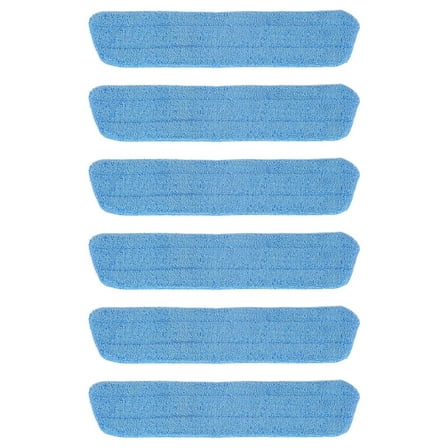Simplee Cleen Household Swivel Mop Microfiber Damp Scrub Wet Pad (Pack of 6)