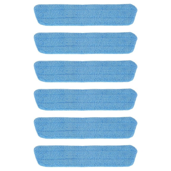 Simplee Cleen Household Swivel Mop Microfiber Damp Scrub Wet Pad (Pack of 6)