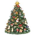 thumbnail image 5 of Northlight Musical Rotating Christmas Tree Figurine - 6.25" - Green, 5 of 9