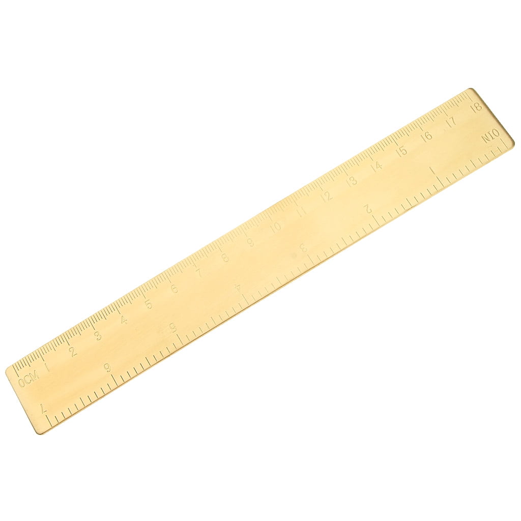 Brass Protractor/Triangle/Straight Ruler Students Jeweller Tools