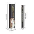 thumbnail image 2 of 6 Pcs Liquid Eyeliner Set,Double-Side Eyeliner Stamp Pen Eyeliner Tattoo Tool Waterproof Smudge-proof Eyeliner Stamp Makeup-Smiley, Triangle,Heart,Star,Moon,Flower, 2 of 9