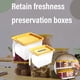 thumbnail image 1 of Ganfancp Frigorífico Doméstico Caja de Almacenamiento de Cocina Caja Sellada de Conservación de Alimentos Frescos de Frutas Liquidación 1X Organizador, 1 of 1