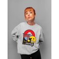 thumbnail image 2 of Smile To Japan - Travel Enthusiast Souvenir Graphic Women's Sweatshirt, 2 of 4