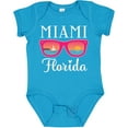 thumbnail image 3 of Inktastic Miami Florida Vacation Beach Trip Girls Baby Bodysuit, 3 of 5