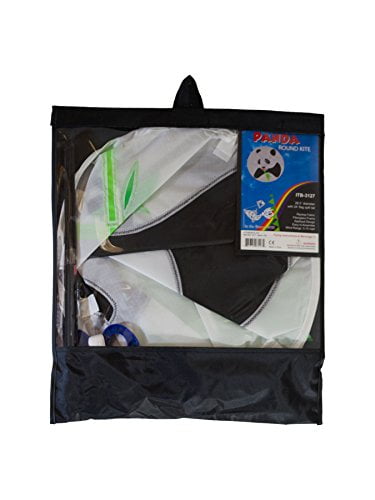 In the Breeze 3127 — Panda Round Kite — Fun Single-Line Kite for All Ages