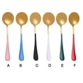 thumbnail image 3 of Stainless Steel Spoon Round Dessert Watermelon Tablespoon Mirror Finish Teaspoon Kitchen Gadget, 3 of 8