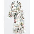 thumbnail image 3 of Women’s Winter Wonderland Printed Pajama Set | Short & Long Pants Options | Short Sleeve Sleepwear, 3 of 7