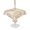 Beige, Tan, Cream, variant on Outdoor Tablecloth with Umbrella Hole for Patio/Picnic/Party/Camping, Navy Blue Palm Leaves Waterproof Table Cloth Square Cover Washable, Summer Botanical Tropical Plants (60"x 60")