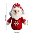 thumbnail image 3 of Japceit Christmas Apple Gift Bags, Santa Claus Snowman Reindeer Shape Design with Handles, Holiday Packaging for Fruits, Small Presents, 3 of 7