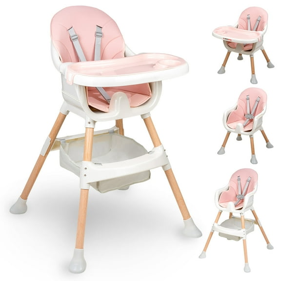 Silla Alta Bebé Periquera De Comer Ajustable Infantil 4 En 1
