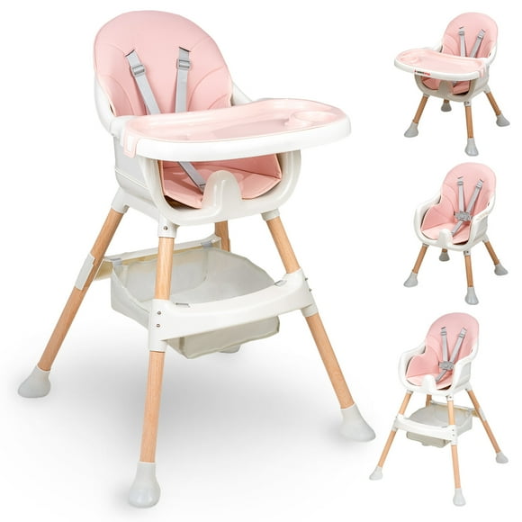 Silla Alta Bebé Periquera De Comer Ajustable Infantil 4 En 1