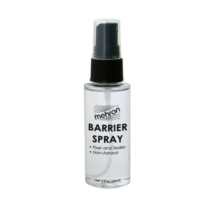Mehron Barrier Spray Fixer & Sealer 2oz (Best Waterproof Setting Spray)