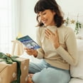 thumbnail image 3 of Tree-Free Greetings Holiday Greeting Card 2 Pack, 5x7, Dreaming of a White Christmas (GT65831), 3 of 6