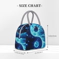 thumbnail image 2 of Balery Blue Yin And Yang Bolsa de Almuerzo para Mujeres, Caja de Almuerzo, Bolsa de Almuerzo Pequeña Impermeable, Tote de Almuerzo Reutilizable con Gran Capacidad, 2 of 6