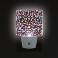 thumbnail image 3 of Cute Tiny Flowers Night Light 2 Pack LED Nightlight Plug into Wall Dusk to Dawn Sensor Soft White, 3 of 7