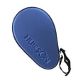 thumbnail image 3 of Universal Table Tennis Rackets Protective Case Waterproof Impact Proof Tennis Rackets Padded Zipper Closure Racquets Storage Bag Pouch PU Leather Blue, 3 of 7