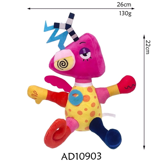 Jouet en Peluche Animé du Cirque des Chiffres Magique - Blocs de Construction