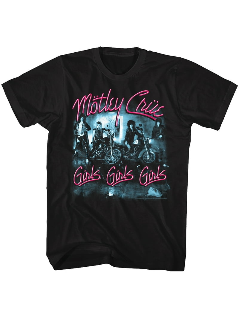 Walmart Official Motley Crue Rock T-Shirt - Girls Girls Girls