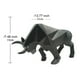 thumbnail image 5 of Ounissouiy Escultura de toros de decoración exquisita hecha de estatua de toro de resina escultura de toro de resina Decoración del hogar rojo, 5 of 6