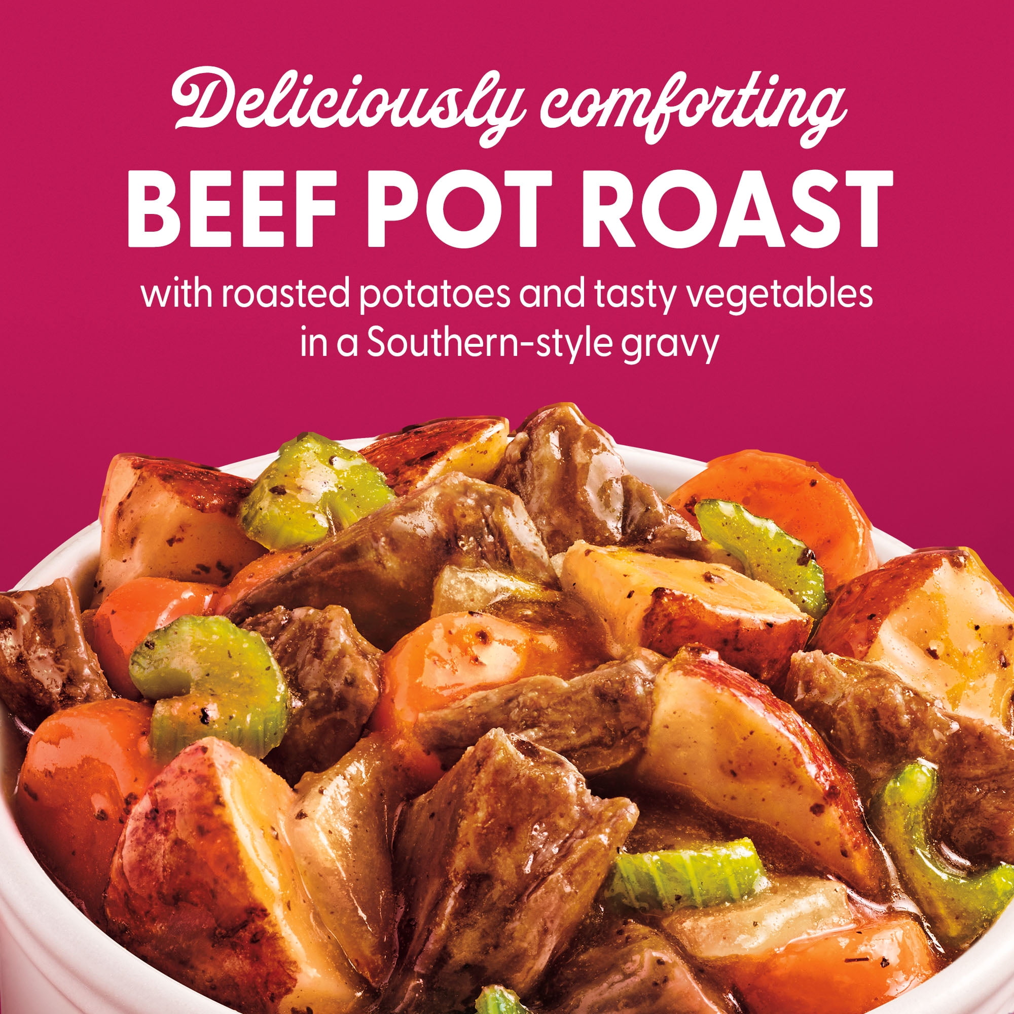 Dolly Parton's Beef Pot Roast With Vegetables in Southern Style Gravy 11 oz (frozen)