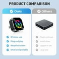 thumbnail image 7 of Wireless CarPlay Adapter for iPhone Android, 2025 Upgraded Mini USB Wireless for Apple Car Play Adapter, 2 in 1 Bluetooth Carplay Plug and Play for Car (Black-A), 7 of 7