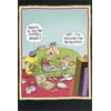 Nobleworks Train for Holiday Box of 12 Funny / Humorous Christmas Cards