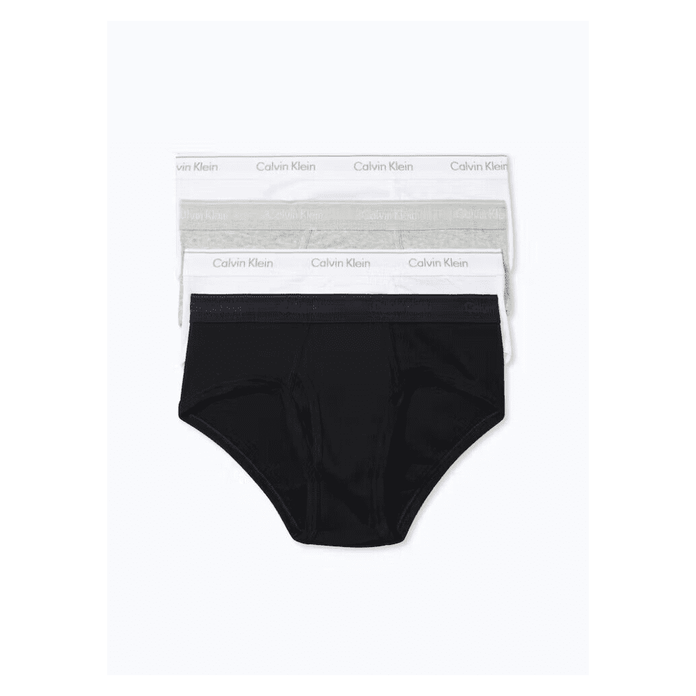 Calvin Klein Underwear Classics 4Pack Cotton Hip Briefs, Black/White