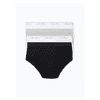 Calvin Klein Underwear Classics 4-Pack Cotton Hip Briefs, Black/White/Gray, 2XL