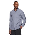 thumbnail image 4 of Avalanche Men's Stretch Woven Plaid Button Up Shirt With Zipper Pocket, 4 of 5
