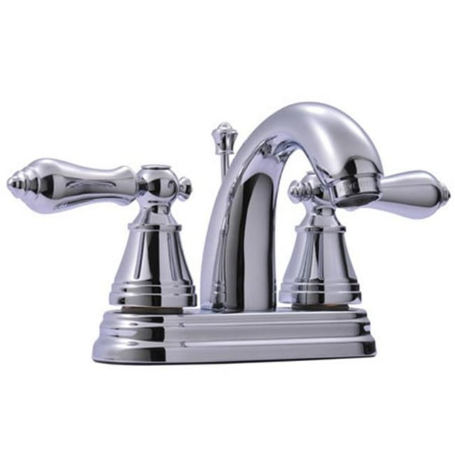 Fauceture FSY7611AL English Classic Single Handle 4" Centerset Lavatory Faucet, Chrome